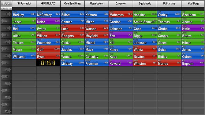 best fantasy football draft