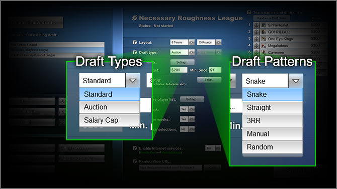 free fantasy football draft board software